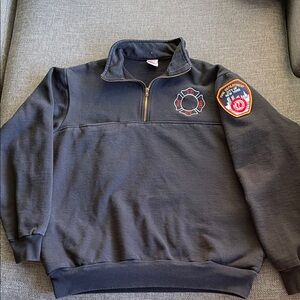 FDNY Union Line Fire Department New York quarter Zip Jacket